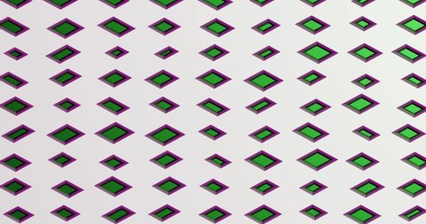3d render with a green-pink color pattern on a light background