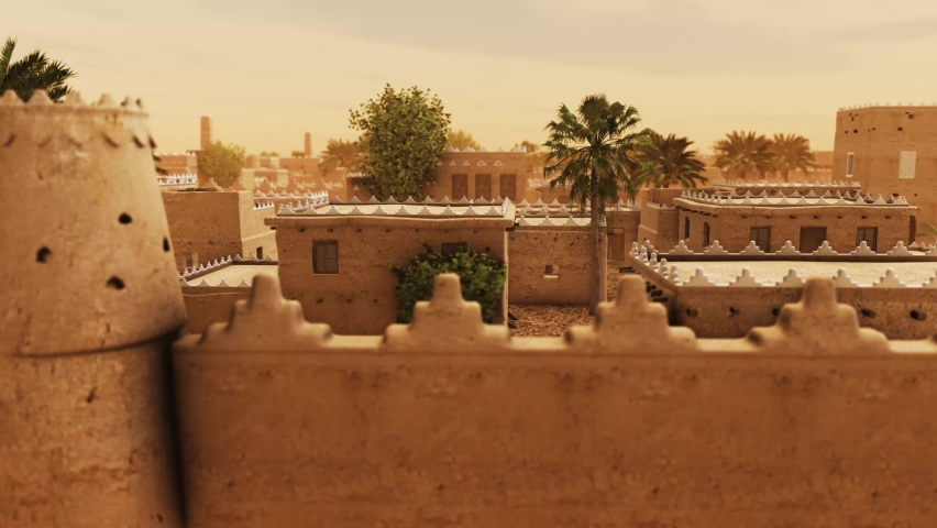 Historic Landmarks in Saudi Arabia, Heritage Sites and Ancient Places,middle east | Shutterstock HD Video #1089005125