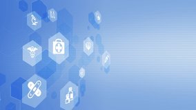 Digital health, innovative healthcare and technology: medical icons connecting together, medical frame background - Powered by Shutterstock - Get 15% off with code: PIKWIZARD15