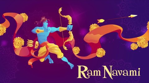 Ram Navami Animated Background HD 