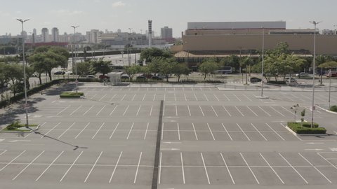 Empty parking lot in brazil