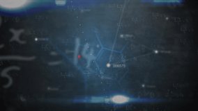 Animation of data processing, dna and human profile on black background. science, human biology, technology and digital interface concept digitally generated video. - Powered by Shutterstock - Get 15% off with code: PIKWIZARD15