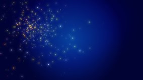 Loop background of Arabic lantern with candle at night for Islamic holiday. Muslim holy month Ramadan. End of Eid and Happy New Year. Copy space dark background eid mubarak for Ramadan Kareem moon. - Powered by Shutterstock - Get 15% off with code: PIKWIZARD15