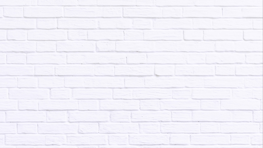 Texture background concept: white brick wall background in rural room Royalty-Free Stock Footage #1089093069