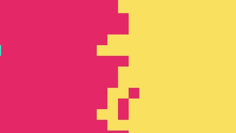 4k Pastel Pixel Animation Background Seamless Loop.
