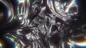 Abstract Liquid Wavy Surface. Seamless Background in ProRes 4444 codec, 25 FPS. - Powered by Shutterstock - Get 15% off with code: PIKWIZARD15