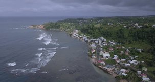 Calibishie Coastline on the Dominica Island, Caribbean Sea