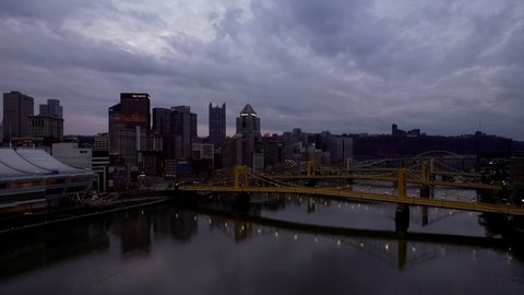 Moody day in Pittsburgh, PA