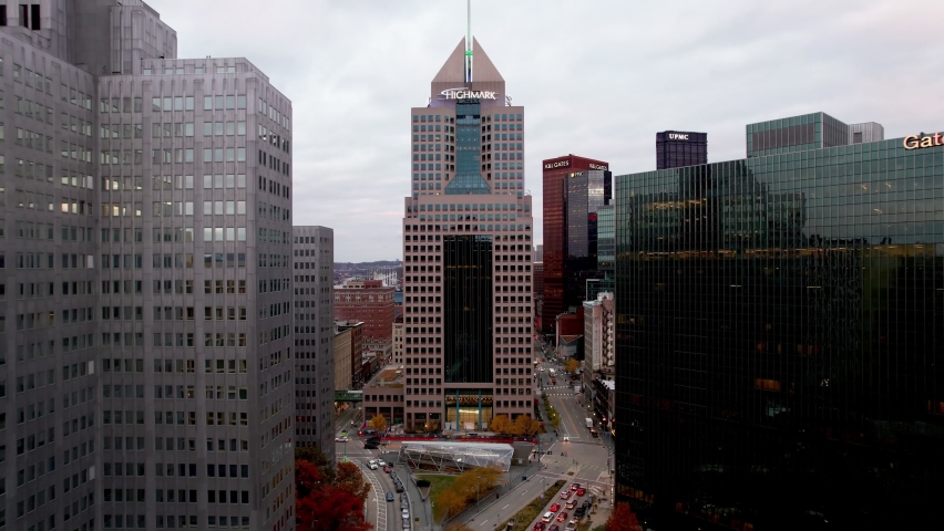 Some buildings in PITTSBURGH PA  Royalty-Free Stock Footage #1089160687
