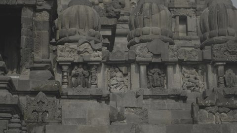 Motif on Prambanan Temple Yogyakarta Indonesia
