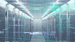 Animation of interference, data processing and network of connections over server room. global technology, data processing and digital interface concept digitally generated video. - Powered by Shutterstock - Get 15% off with code: PIKWIZARD15