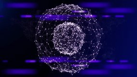 4K Loop Global network connection and data connections Animation. Global world network Communication technology. Digital Data network, social network icons surrounded for worldwide connections. - Powered by Shutterstock - Get 15% off with code: PIKWIZARD15