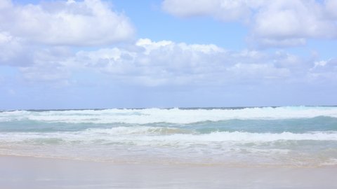 The beautiful sky and sea of Bondi Beach