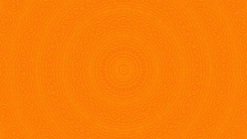 Orange Kaleidoscope pattern mandala circle lower line neon mirror redering geometry background effect abstract texture multi color spiral, circle