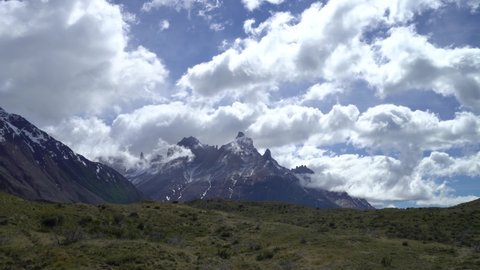 The Paine mountain range, also known as Macizo Paine, is a small but outstanding group of mountains located in the Torres del Paine National Park, in Chilean Patagonia.