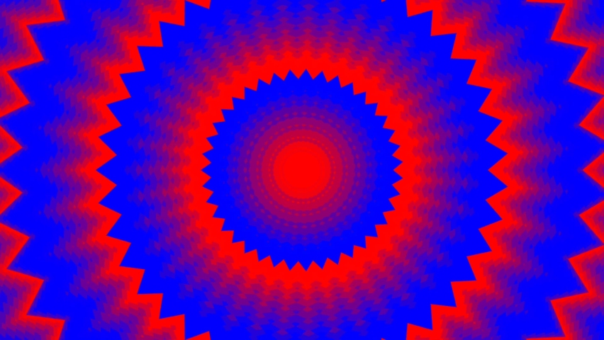Red purple Kaleidoscope pattern mandala circle lower line neon mirror redering geometry background effect abstract texture multi color spiral, circle