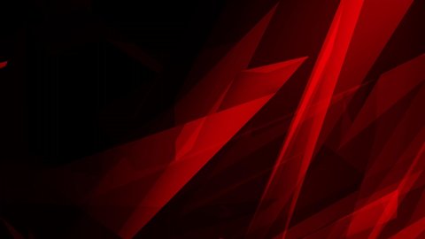 Abstract geometric animated red black dynamic background. High quality 4k footage