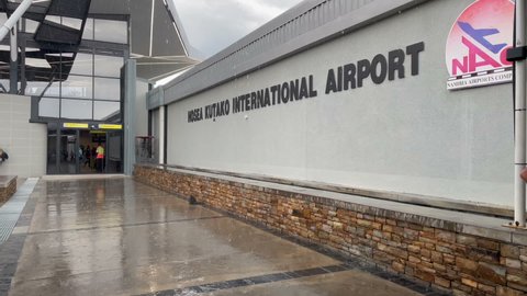 Windhoek, Namibia,  February 2022: Hosea Kutako International Airport 