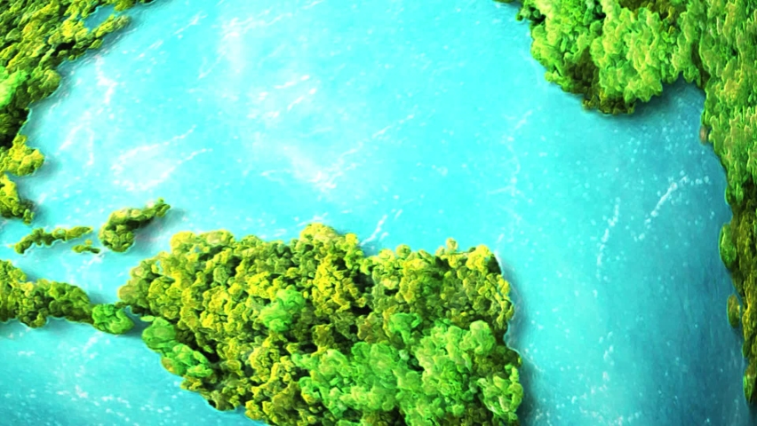 Green World Map- Earth day video tree or forest love shape of world map isolated on white background. Earth Day or Environment day Concept. Green earth with electric car. Paris agreement concept. Royalty-Free Stock Footage #1089259537