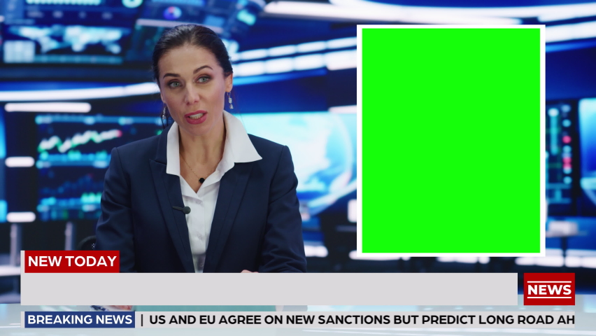 stock news anchor background