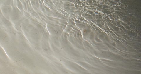 illuminated water waves on concrete. texture of water reflection in the sun. beautiful water background on a sunny day