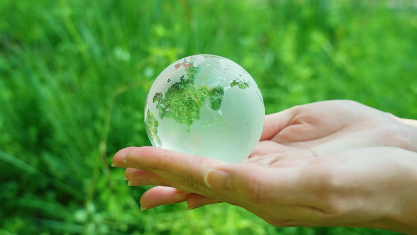 Environmental technology concept. Resource recycling. Recycling society. Green tech. Sustainable development goals. SDGs. | Shutterstock HD Video #1089279689