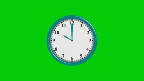 clock on green screen	 videos