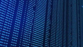 Wall of Data Binary code Calculating technology environment programming Loop Background. Data binary code network 4K animation. Processing Data stock market digits. Financial concept. - Powered by Shutterstock - Get 15% off with code: PIKWIZARD15