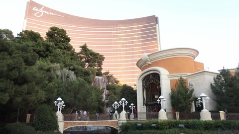 Las Vegas , Nevada , United States - 04 11 2021: Wynn hotel in Las Vegas