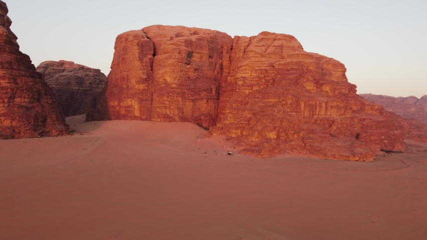 The desert Wadi Rum, Jordan
