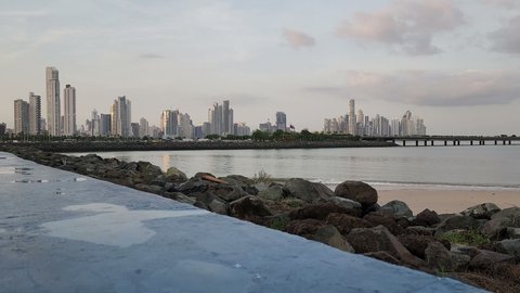 Panama City Skyline at the coast