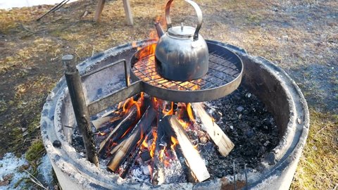 Fire Pit Cooking Pot Stock, Cast Iron Fire Pit Cooking Pot