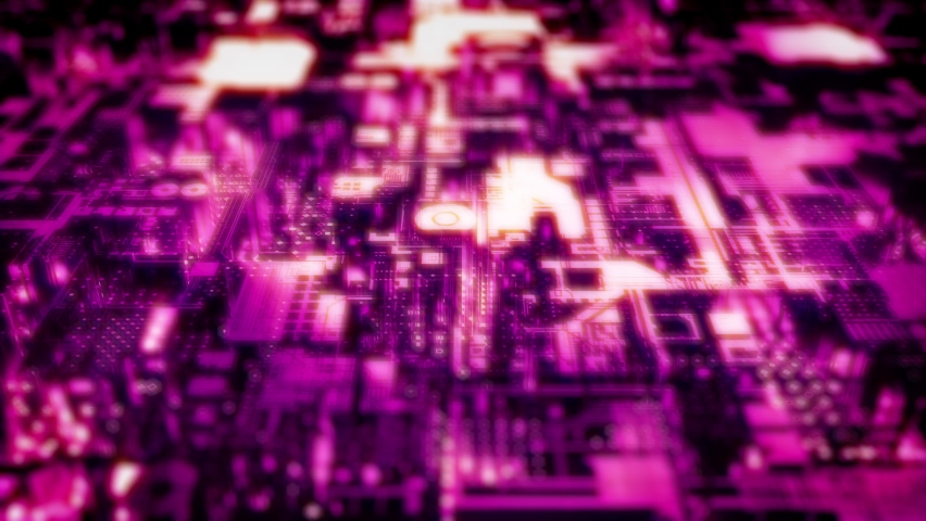 pink abstract lighting cyber punk modern hi-tech bg Royalty-Free Stock Footage #1089361679