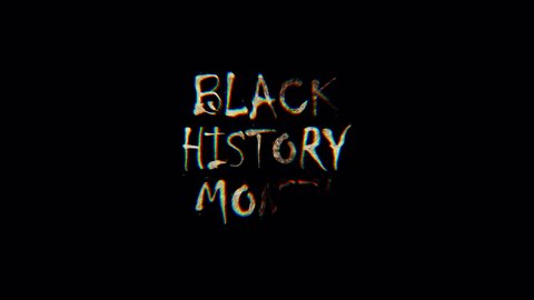 Burn text of Black History Month word. The golden shine lighting of Black History Month word loop animation promote advertising concept isolate using Alpha Channel ProRes 4444.
