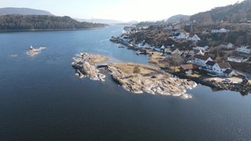 Island in the Norwegian fjords