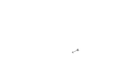 Arrow flying on a white background