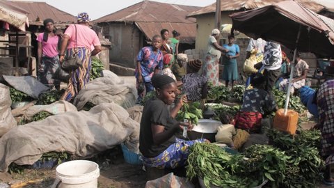 12th April 2022, Makurdi,Benue state Nigeria: Africa local Market,Local seller and buyer in Makurdi, Benue state Nigeria west Africa