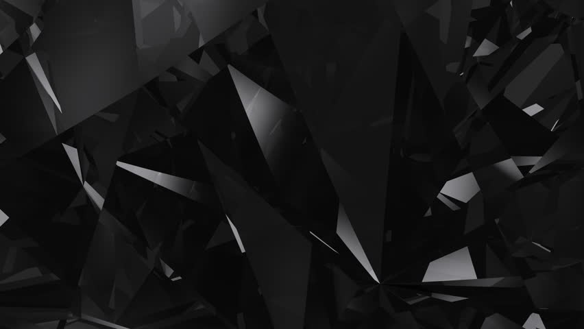 abstract black diamond loopable uhd background Stock Footage Video (100