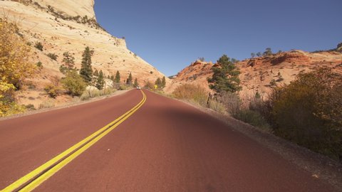 Zion National Park Driving Template Checkerboard Mesa Mt Carmel Highway Utah 5