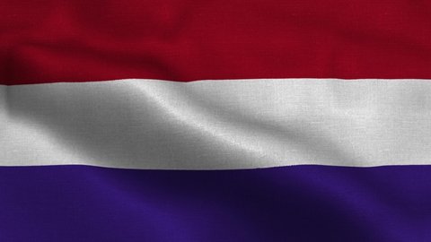 National flag of Netherlands waving original size and colors 4k 3D Render, Kingdom of the Netherlands Dutch Flag