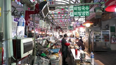 Korean market stall Stock Video Footage - 4K and HD Video Clips ...