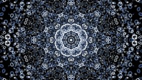 Abstract Circle Motion Background Kaleidoscope dots Light