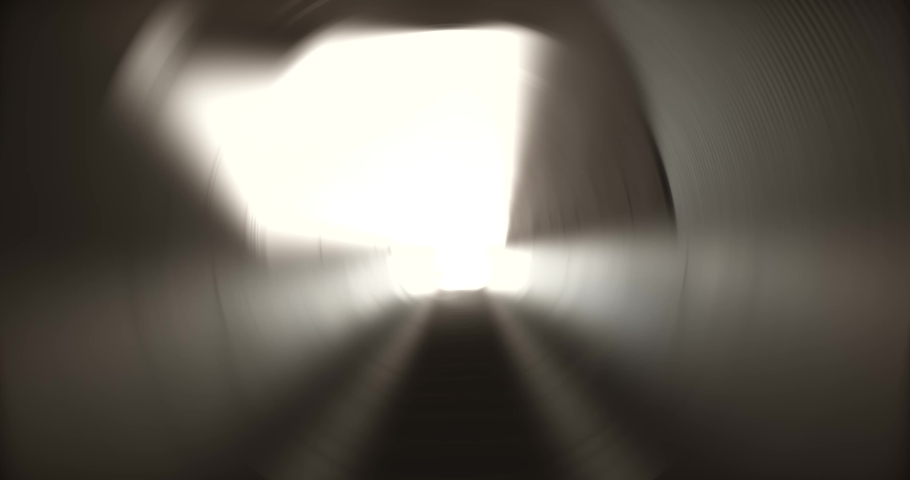 Slow ascend on otherworldly staircase to Heaven