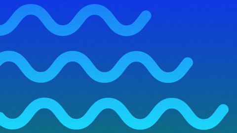 looping animation wavy lines, gradient blue background, abstract background, motion loops, loop background, 4k geometric, looping videos 