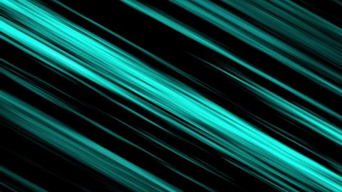 Motion stripes in ANIME style, light turquoise color on a black background