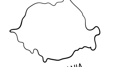 Romania - Hand-Drawn Map Animation