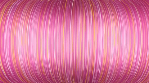 4K animation video. Animated background of curved lines in fluid motion.