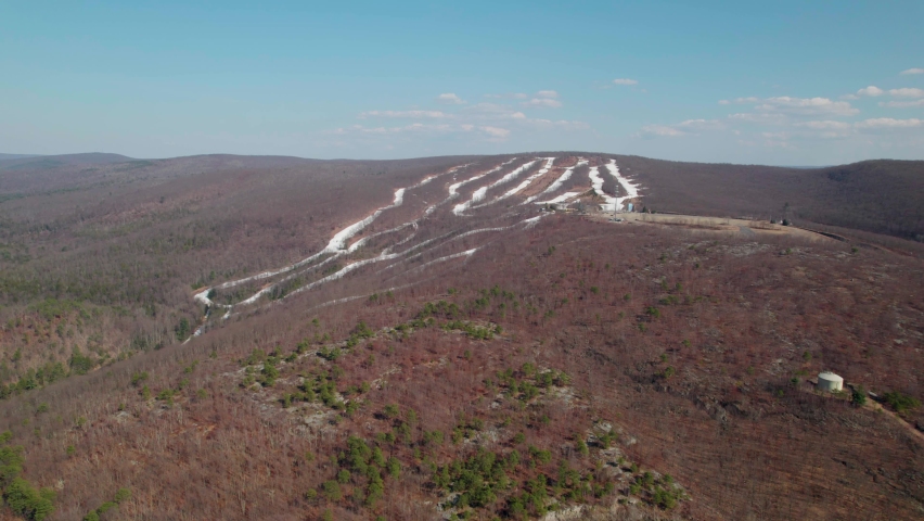 Montage Mountain Ski Resort Scranton Pennsylvania Snow Covered