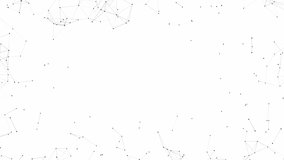 Network animation connected dots on white background with copy space. Seamless loop 4K  - Powered by Shutterstock - Get 15% off with code: PIKWIZARD15