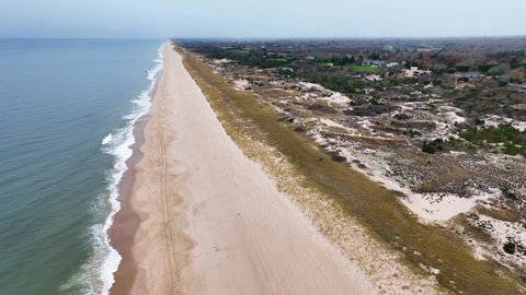Aerial Hamptons USA Sea View 